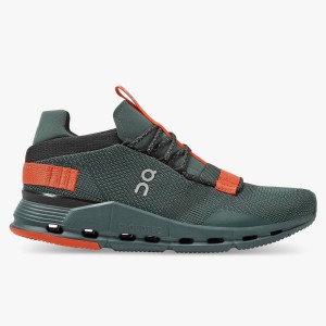 On Cloudnova Dark Green / Orange | SN-ON28659